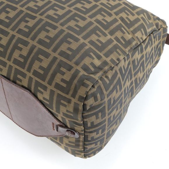 Fendi Zucca Leather Boston Bag Business Travel Tote Travel Business Gents 15418 - Picture 4 of 9